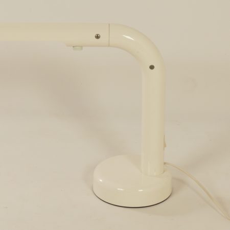 Witte Tube Bureaulamp van Anders Pehrson voor Atelje Lyktan, 1970s