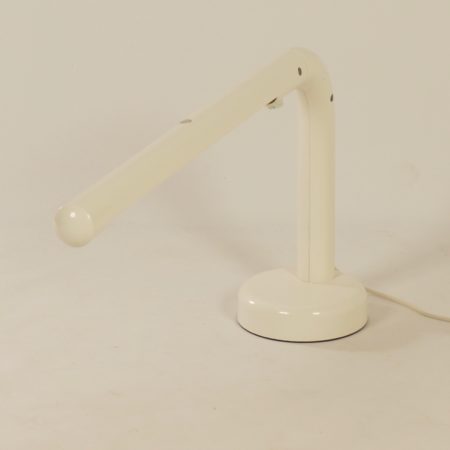 Witte Tube Bureaulamp van Anders Pehrson voor Atelje Lyktan, 1970s