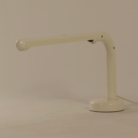 Witte Tube Bureaulamp van Anders Pehrson voor Atelje Lyktan, 1970s