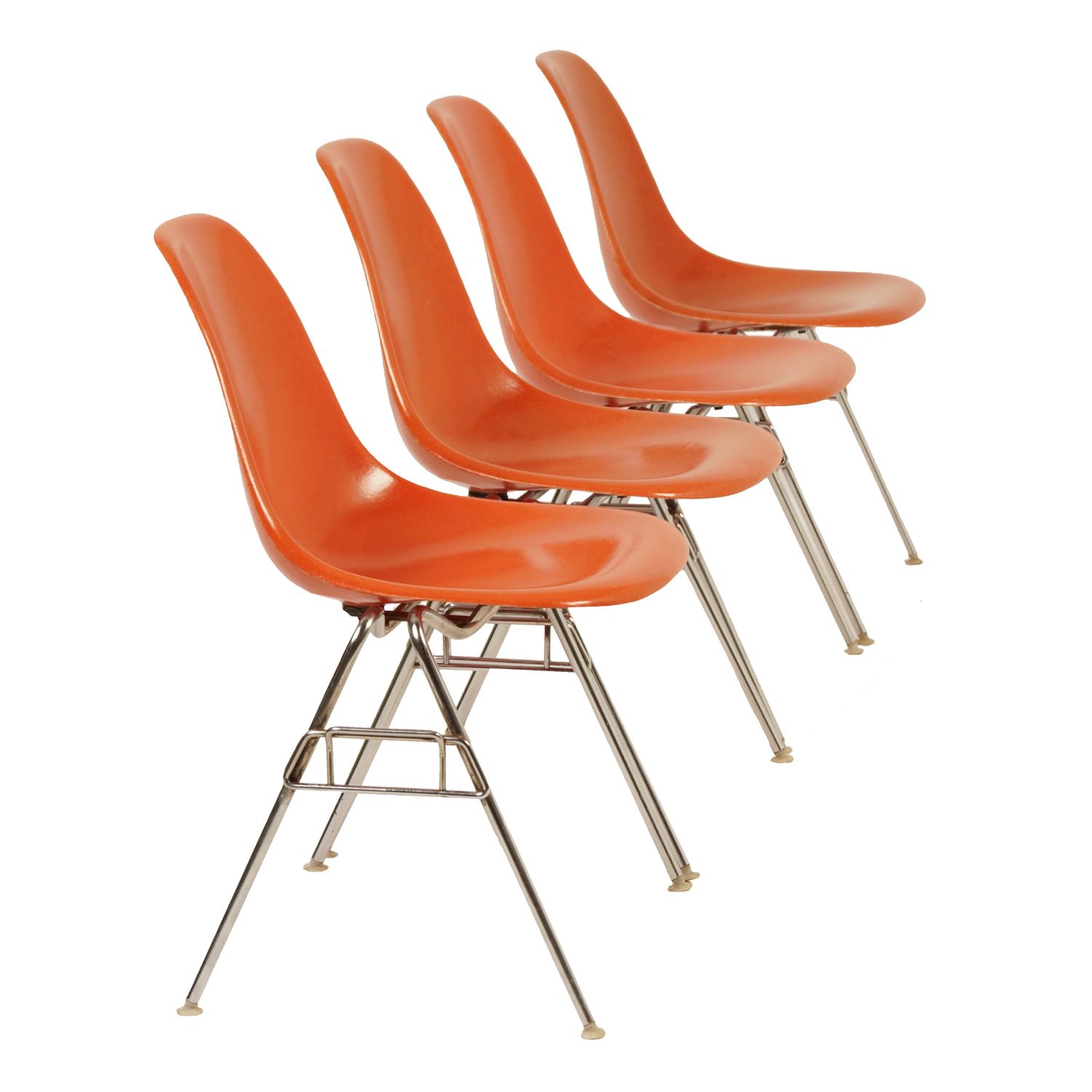 Originele Eames DSS Stoelen voor Herman Miller, 1950s - Set van 4