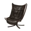 Zwart Leren Artifort Fauteuils van Geoffrey Harcourt, 1960s – Set van 4