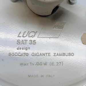 Vintage Plafondlamp sat35 van Boccato, Gigante en Zambusi voor Luci, 1980s
