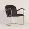 414 Damesfauteuil van W.H. Gispen voor Gispen, 1930s &#8211; Opnieuw Gestoffeerd
