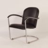 414 Damesfauteuil van W.H. Gispen voor Gispen, 1930s &#8211; Opnieuw Gestoffeerd