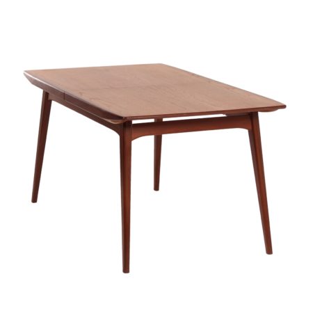 Teakhouten Eettafel van Louis van Teeffelen voor Wébé, 1960s