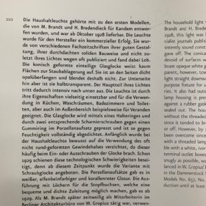 Bauhaus Plafondlamp van Marianne Brandt &#038; Hin Bredendieck voor Kandem, 1920s