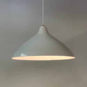 Witte Hanglamp van Lisa Johansson – Pape voor Orno | Finland, 1950s