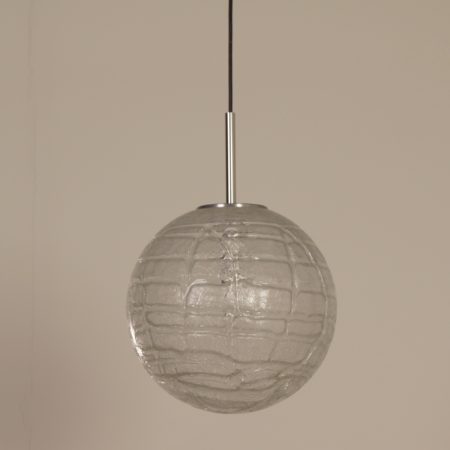 Glazen Globe Hanglamp van Doria Leuchten, 1970s