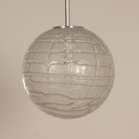 Glazen Globe Hanglamp van Doria Leuchten, 1970s