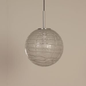 Glazen Globe Hanglamp van Doria Leuchten, 1970s