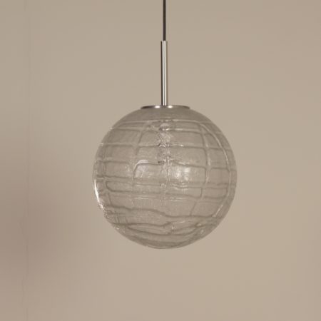 Glazen Globe Hanglamp van Doria Leuchten, 1970s