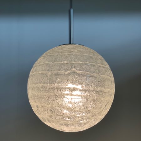 Glazen Globe Hanglamp van Doria Leuchten, 1970s