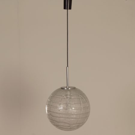 Glazen Globe Hanglamp van Doria Leuchten, 1970s