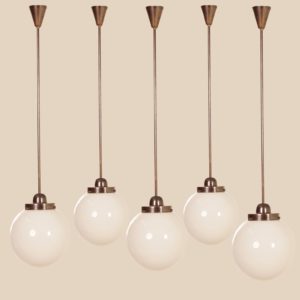 Giso Hanglamp van W.H. Gispen voor Gispen, 1930s
