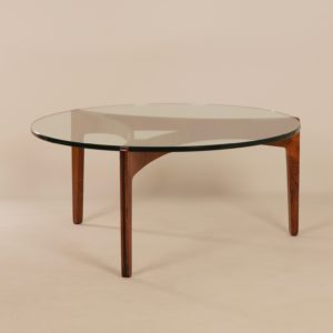 Palissander Salontafel van Sven Ellekaer voor Christian Linneberg, Denemarken, 1960s