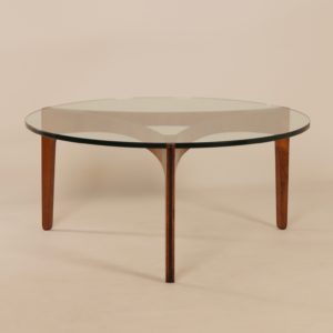 Palissander Salontafel van Sven Ellekaer voor Christian Linneberg, Denemarken, 1960s