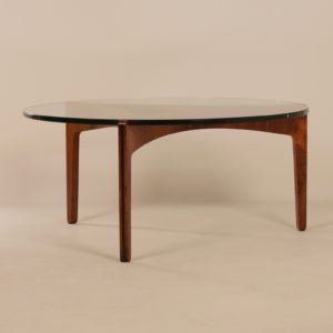 Palissander Salontafel van Sven Ellekaer voor Christian Linneberg, Denemarken, 1960s