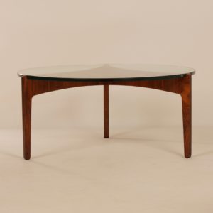 Palissander Salontafel van Sven Ellekaer voor Christian Linneberg, Denemarken, 1960s