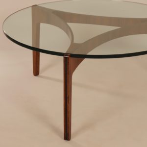 Palissander Salontafel van Sven Ellekaer voor Christian Linneberg, Denemarken, 1960s