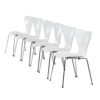 Set Witte Plia Klapstoelen