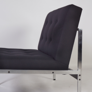 Kho Liang Ie Fauteuils van Artifort, 1958 | Set van Twee Zwarte 020 Stoelen