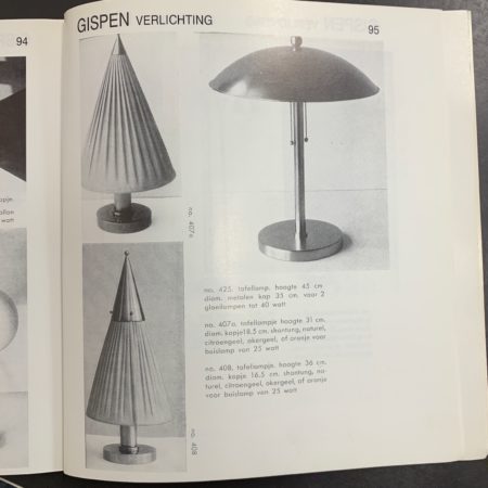 Giso 425 Tafellamp van W.H. Gispen voor Gispen, 1931 &#8211; 1ste Versie