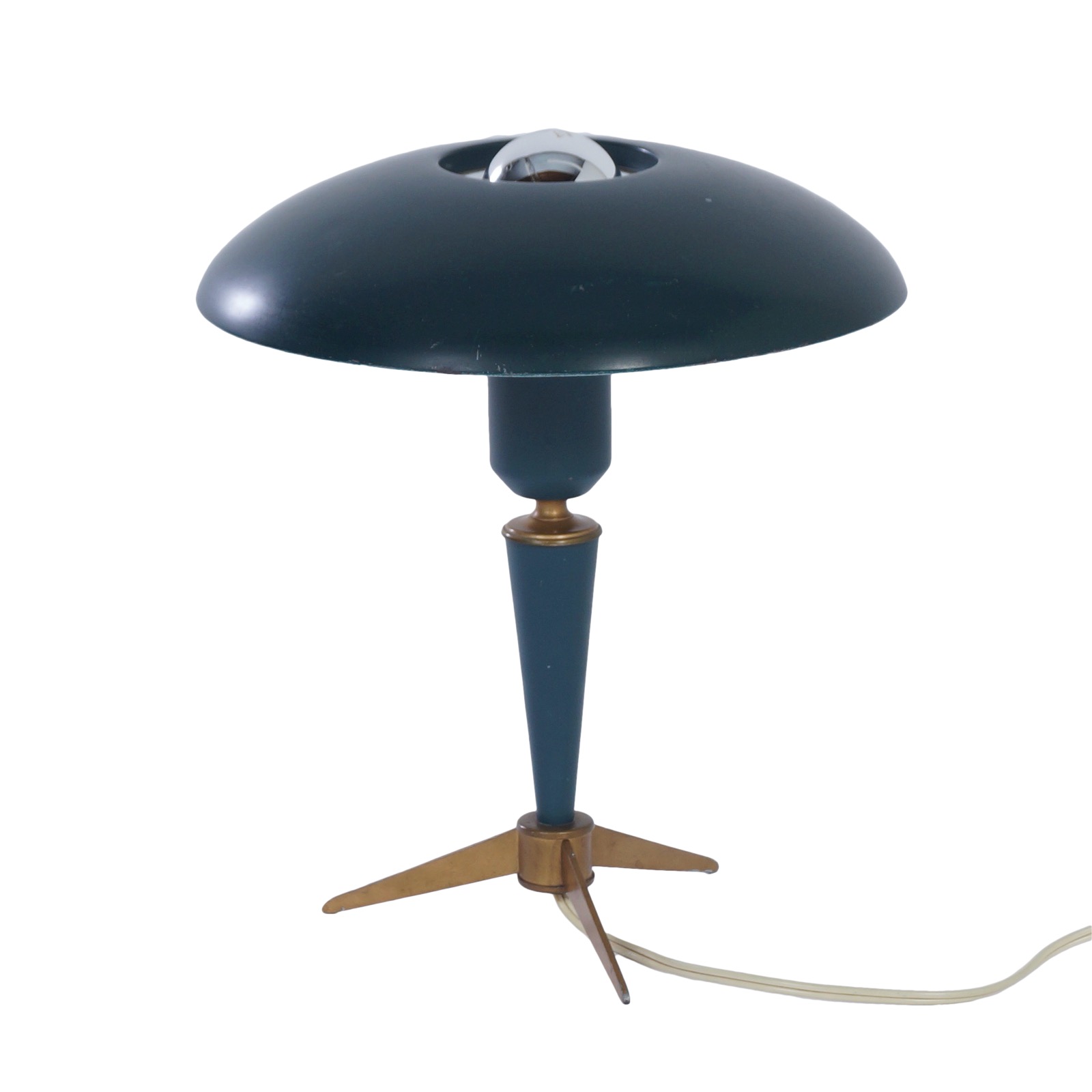 En team instinct verband Tripod Tafellamp "Bijou" van Louis Kalff voor Philips, 1950s