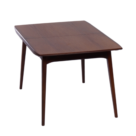 Teakhouten Eettafel van Louis van Teeffelen voor Wébé, 1950s