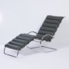 MR Chaise Longue van Mies van der Rohe voor Knoll, 2000s, Groen Leer