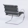 MR Lounge Stoel met Hocker van Mies van der Rohe voor Knoll, 2000s