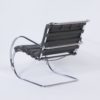 MR Lounge Stoel met Hocker van Mies van der Rohe voor Knoll, 2000s