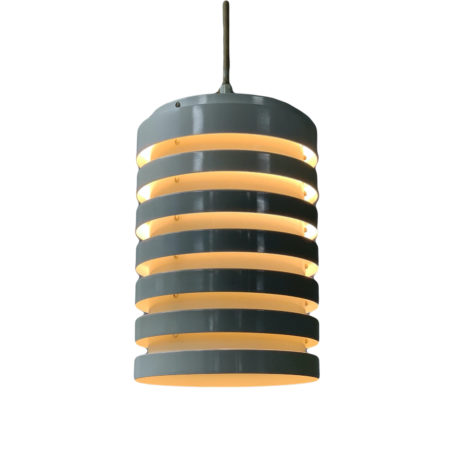 Hanglamp van Hans-Agne Jakobsson AB Markaryd, 1960s - Witte Aluminium Ringen