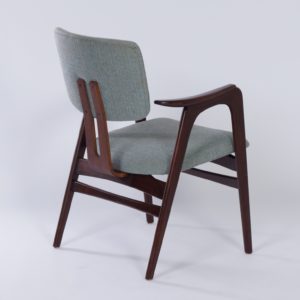 Bijzetstoel van Cees Braakman voor Pastoe, 1950s &#8211; Opnieuw Bekleed