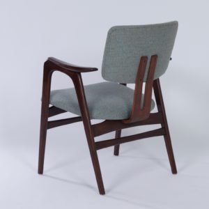 Bijzetstoel van Cees Braakman voor Pastoe, 1950s &#8211; Opnieuw Bekleed