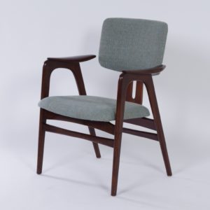 Bijzetstoel van Cees Braakman voor Pastoe, 1950s &#8211; Opnieuw Bekleed