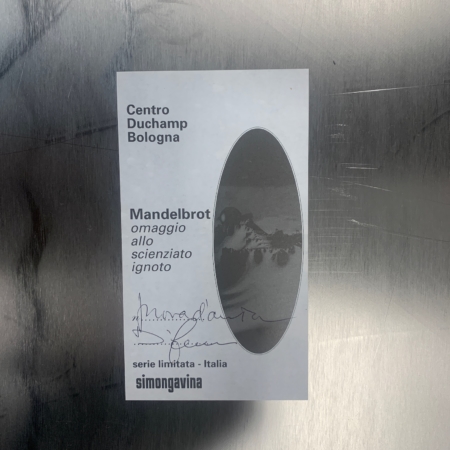 Mandelbrot Spiegel van Dino Gavina voor Centro Duchamp, 1990s