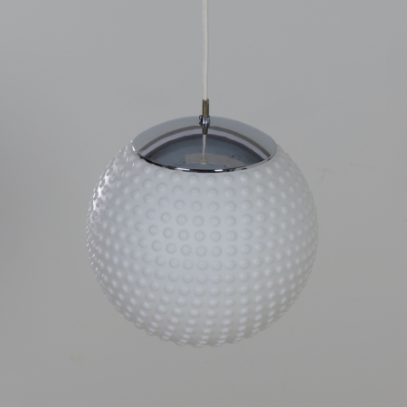 Opalineglazen Hanglamp van van Rolf Krüger voor Staff, 1960s