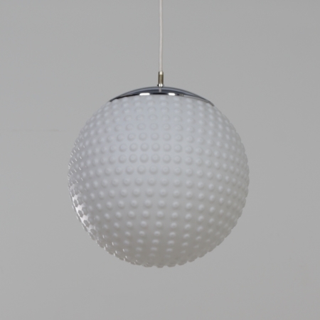 Opalineglazen Hanglamp van van Rolf Krüger voor Staff, 1960s