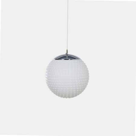 Opalineglazen Hanglamp van van Rolf Krüger voor Staff, 1970s