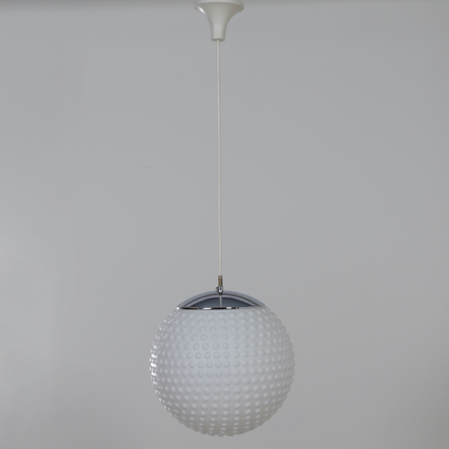 Opalineglazen Hanglamp van van Rolf Krüger voor Staff, 1960s