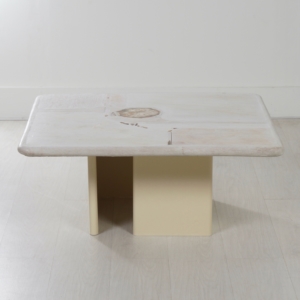 Natuurstenen Kingma Salontafel van Paul Kingma, 2001 &#8211; Vierkant 90 cm