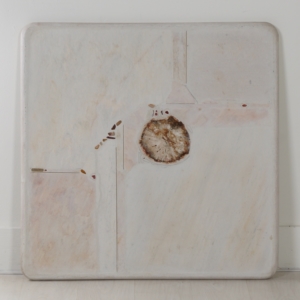 Natuurstenen Kingma Salontafel van Paul Kingma, 2001 &#8211; Vierkant 90 cm