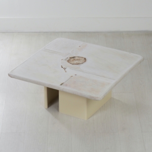 Natuurstenen Kingma Salontafel van Paul Kingma, 2001 &#8211; Vierkant 90 cm