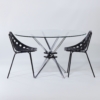 Ronde Bauhaus Eettafel van Takehiko Mizutani, 1990s