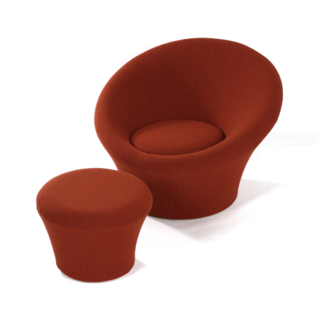 Mushroom Fauteuil met Voetenbankje 560/561 van Pierre Paulin voor Artifort, 1960s