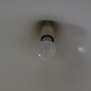 Witte Semi Hanglamp van Bonderup en Thorup voor Fog Morup, 1960s | 60 cm