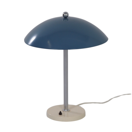 Grijsblauwe Bureaulamp 5315 van W.H. Gispen voor Gispen, 1950s