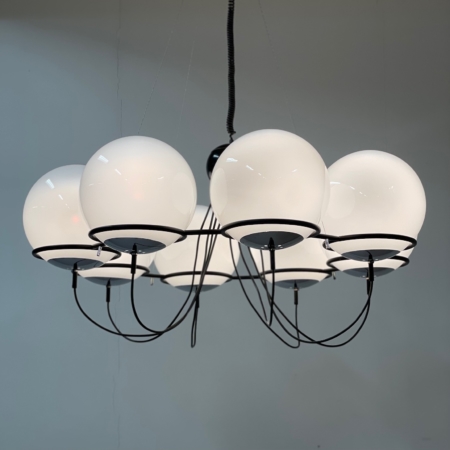 Saturnus Kroonluchter met Ochtendnevels van Raak, 1970s - 120 cm