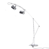 Chromen Semi Hanglamp van Bonderup en Thorup voor Fog en Morup, 1970s | 70 cm