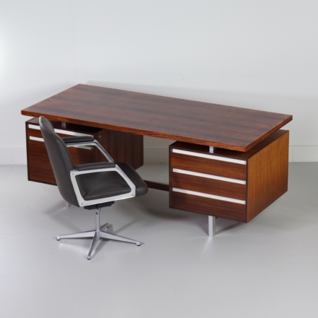 Palissanderhouten Directie Bureau van Kho Liang Ie voor Fristho, 1956